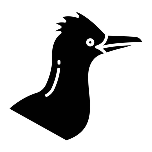 Roadrunner Ikone. einfache Illustration von Vogelvektorsymbolen für das Web - Vektor, Bild