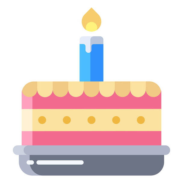 cake. web icon vector illustration - Vector, Image