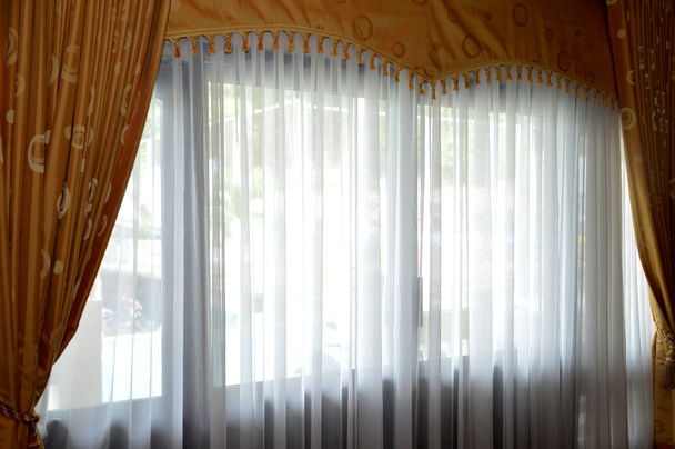 絹のカーテン - 写真・画像