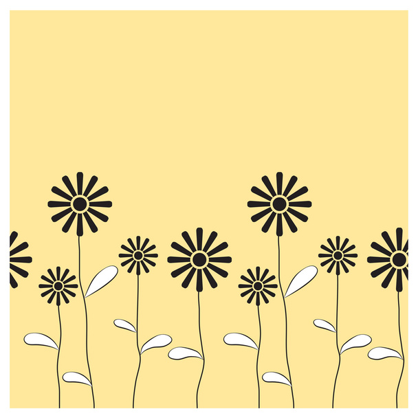 Flower background, - Vector, afbeelding