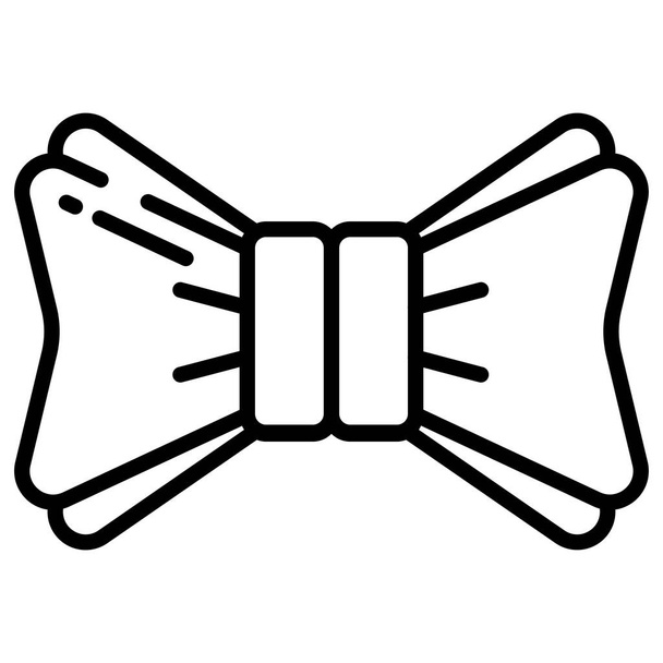 弓のネクタイ。シンプルなデザイン  - ベクター画像