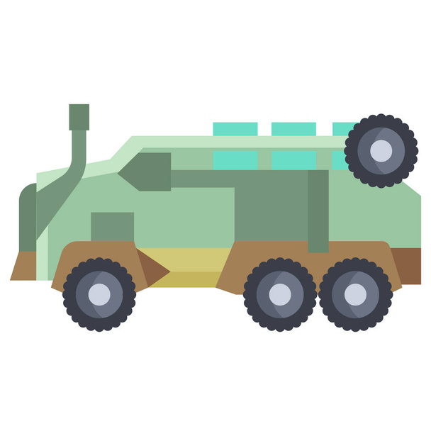 truck web icon simple illustration - Vector, afbeelding