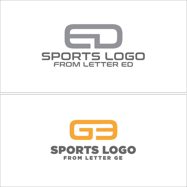 Σχεδιασμός λογότυπου αρχικής επιστολής αθλητισμού - Διάνυσμα, εικόνα