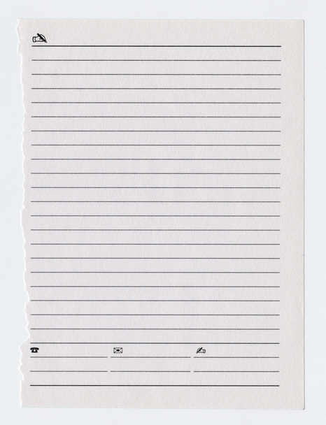 bekleed notebook blad - Foto, afbeelding