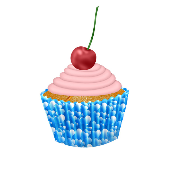 カップケーキ - ベクター画像