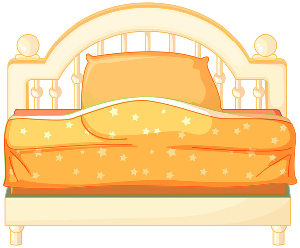 Uma cama king size
 - Vetor, Imagem