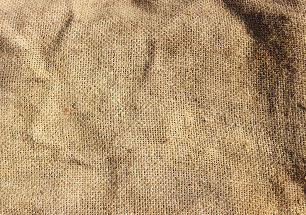 bruin jute doek - Foto, afbeelding