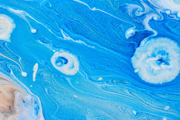 Abstrakter Marmor Textur von schwimmenden Farben Fotografie - Foto, Bild