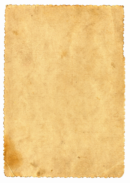 Old paper isolated - Φωτογραφία, εικόνα