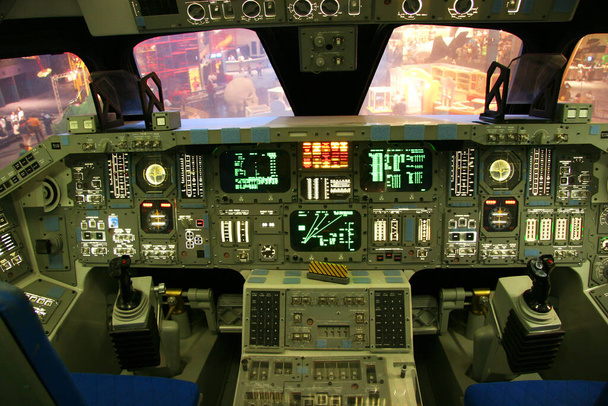 interior do cockpit do avião - Foto, Imagem