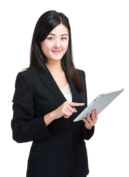 Businesswoman use digital tablet - Photo, Image