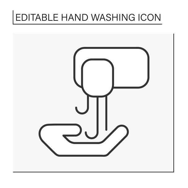  Ikone der Händewaschanlage - Vektor, Bild