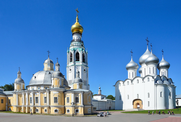 Kremlin in Vologda, Voskresensky and Saint Sofia cathedrals, Golden ring of Russia - Foto, immagini