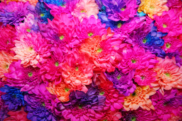 vista de belas flores de tinta - Foto, Imagem