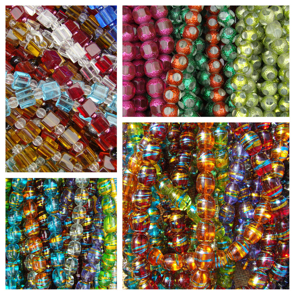Glass bead-work necklaces - Photo, Image