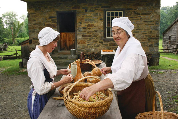 reconstruction of lifestyle in the Middle Ages - Photo, Image