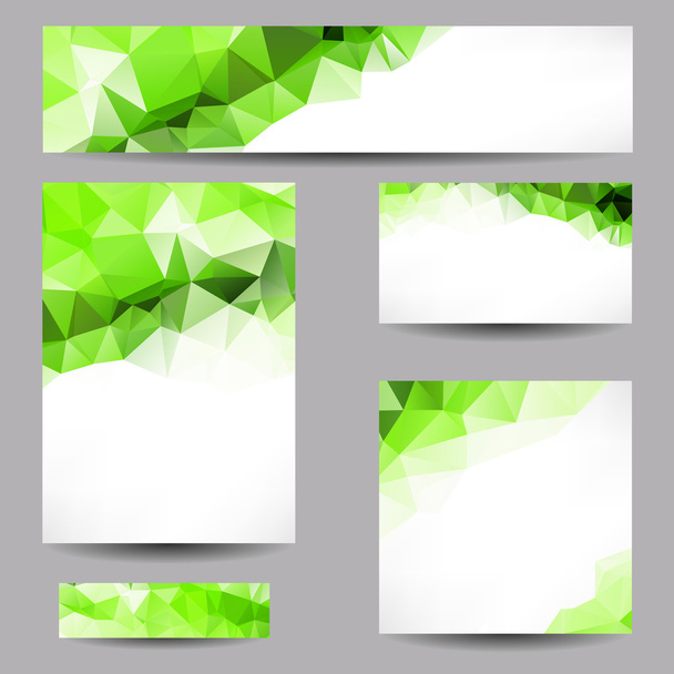 Backgrounds with abstract triangles - Vektor, kép