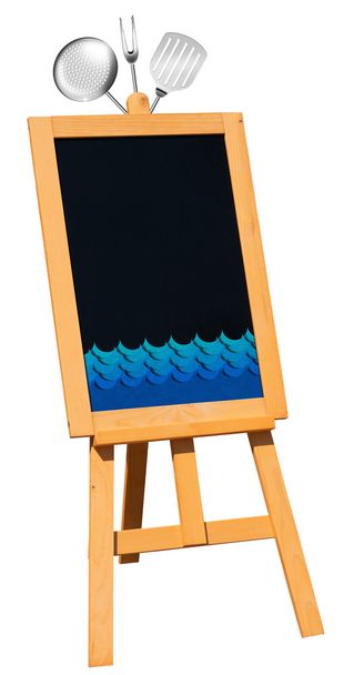 tenger gyümölcsei - tábla festőállvány - Fotó, kép