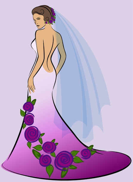La mariée dans le rose
 - Vecteur, image