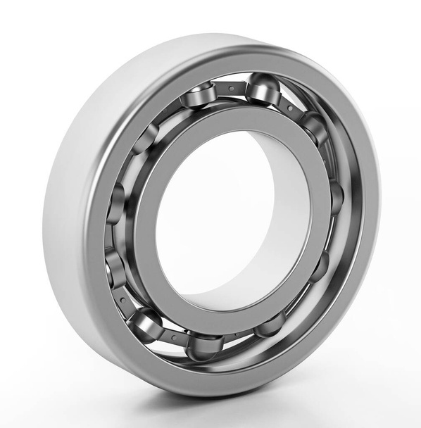 Wheel bearing isolated on white background. 3D illustration. - Foto, Imagen