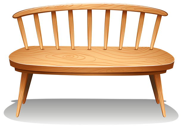 hnědý dřevěný nábytek - Vektor, obrázek
