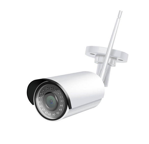 Bewakingscamera-icoon - Vector, afbeelding