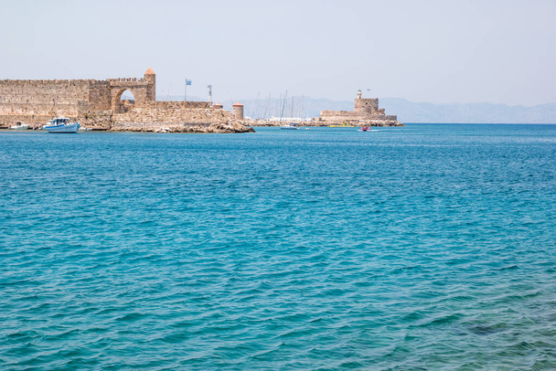 Agios Nikolaos fortress on Rhodes island, Greece. - Photo, Image