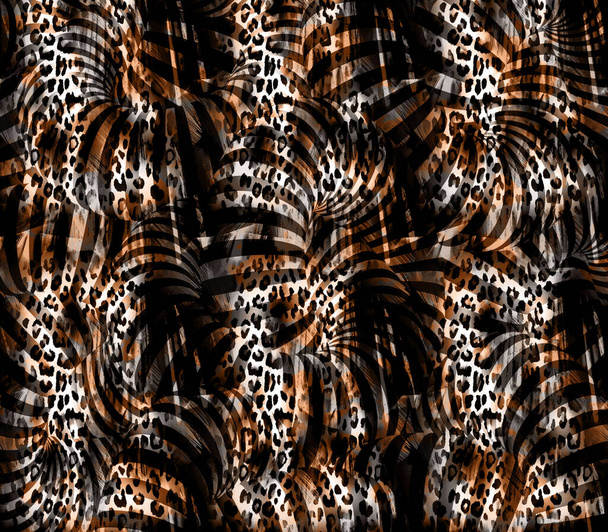 colorful animal prints, fabric patterns - Photo, Image