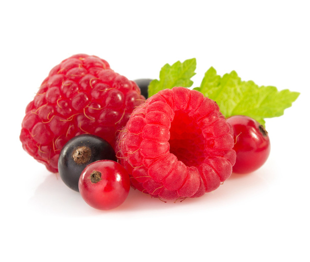 Raspberry and  currants - Foto, Bild