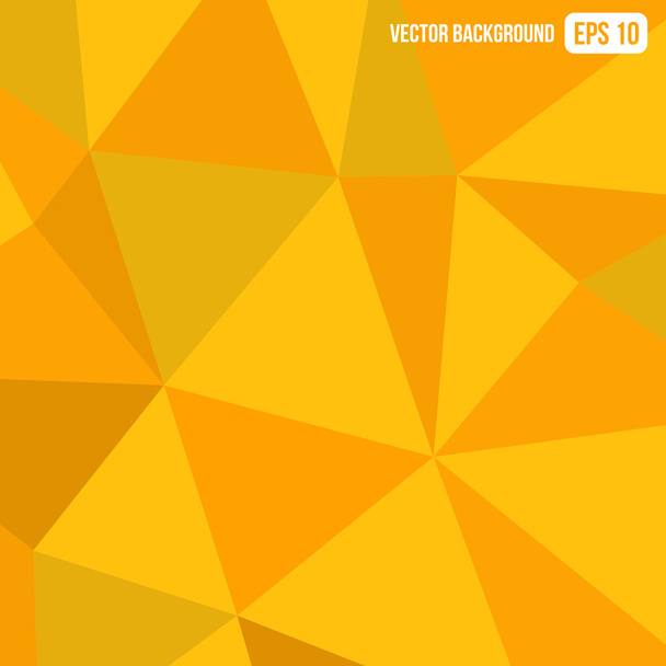 オレンジ色の三角形の幾何学的な抽象的な背景。ベクトル - ベクター画像