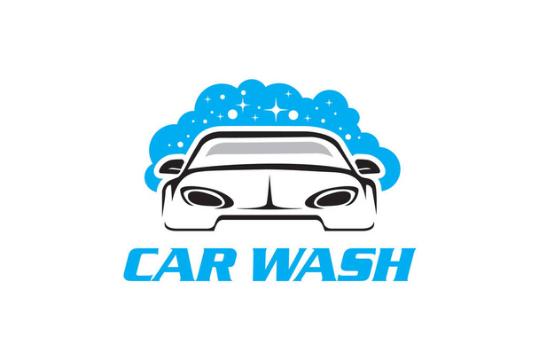 Service de lavage de voiture logo design-03 - Vecteur, image