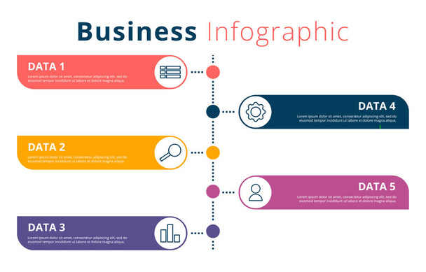 Ідея креативної діаграми Концепція бізнес плану Інфографічний елемент Шаблон
 - Вектор, зображення