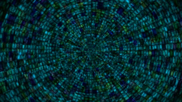 放送｜Hi-Tech Glittering Abstract Pattern Tunnel, Multi Color, Industry, Loopable, 4K - 映像、動画