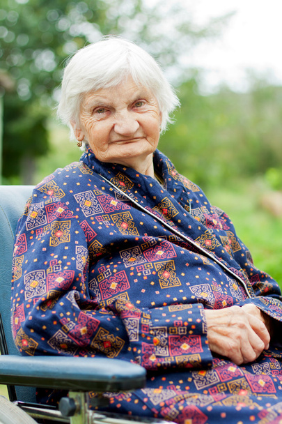 Happy elderly woman - Фото, зображення