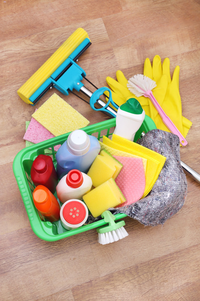 Collection of cleaning tools - Photo, Image