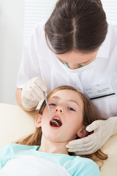 Girl Dental Treatment - Fotó, kép