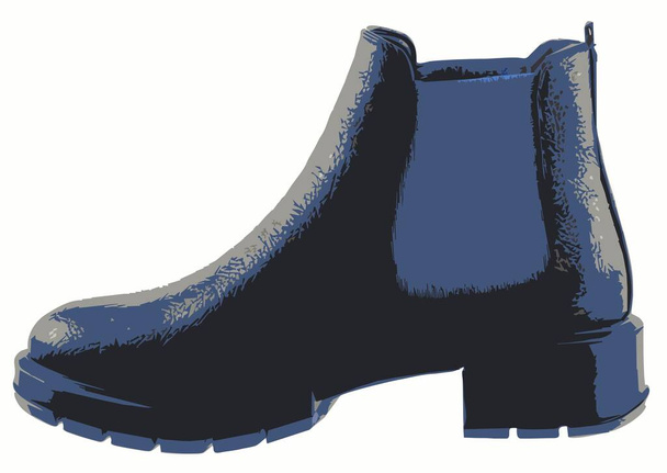 Women's autumn ankle boots - Vector, Image