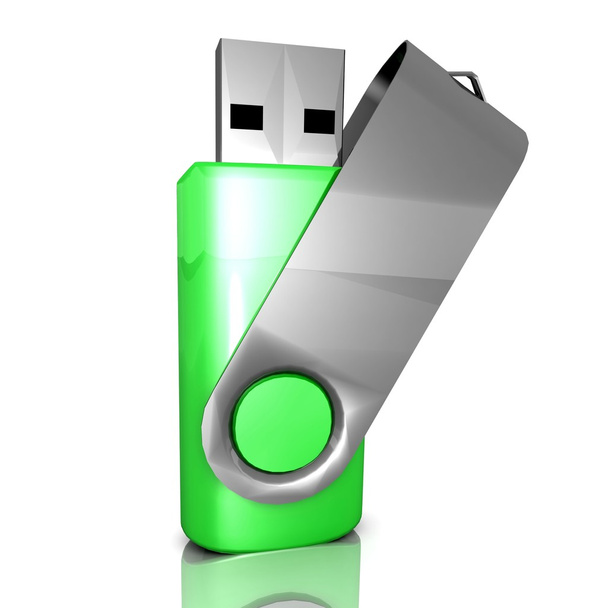 3D model USB Flash Drive - Φωτογραφία, εικόνα