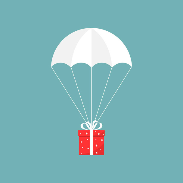 Shipping Gift by Air. Vector illustration - Vector, Image