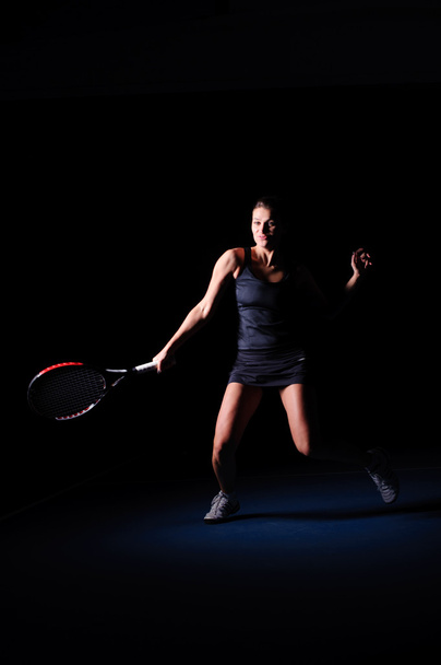 Woman play tennis - Foto, Imagen