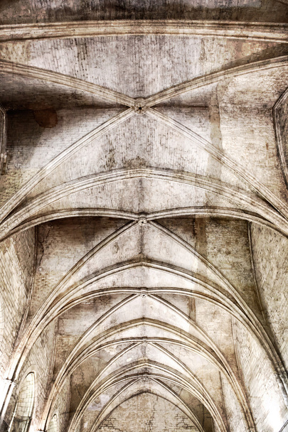 Grunge Gotik tavan - Fotoğraf, Görsel