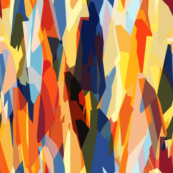 Naadloos funky expressief en energiek papier gesneden collage oppervlak patroon ontwerp voor afdruk - Foto, afbeelding