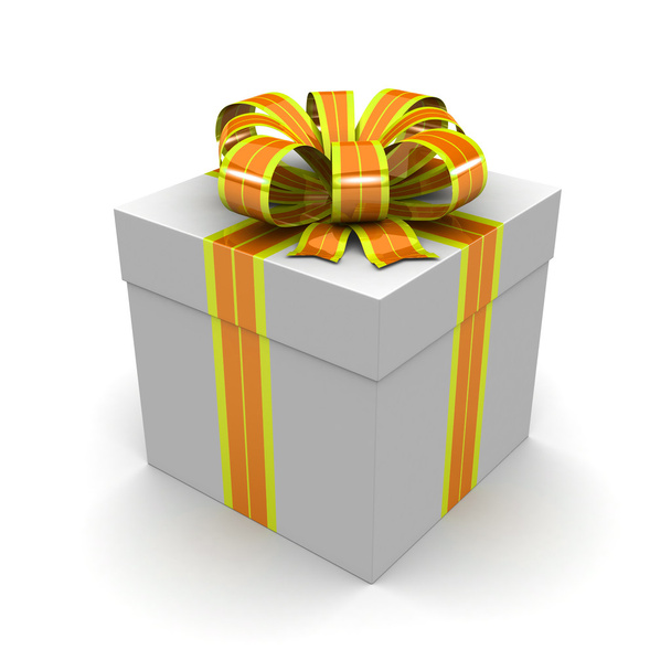 Caja de regalo, con cinta
 - Foto, Imagen