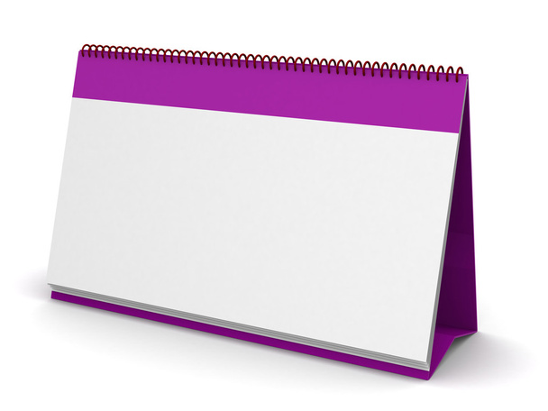 Desk Blank Calendar.  Office and work design concept. - Фото, зображення