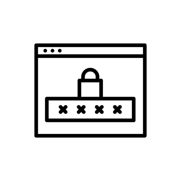 значок пароля, значок безпечного коду Векторні ілюстрації
 - Вектор, зображення