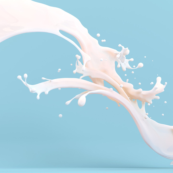 Milk splashes - Foto, Imagen