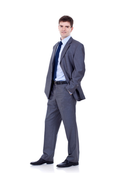 Business man standing with hands in pockets - Zdjęcie, obraz