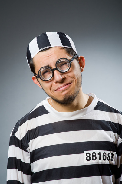 Funny prison inmate in concept - Photo, image