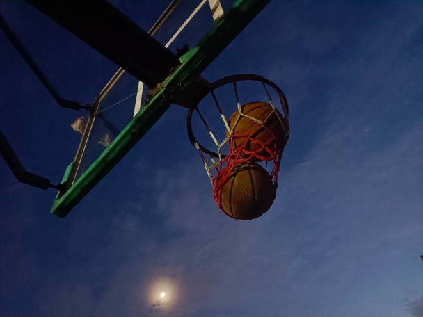 basketball hoop in the park - Photo, image