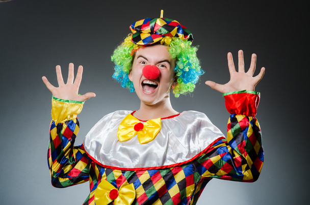 drôle clown dans humour concept - Photo, image